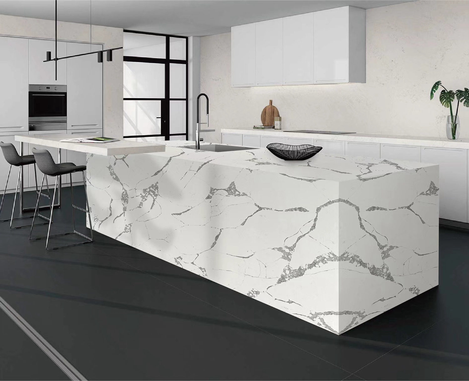 Quartz stone slab